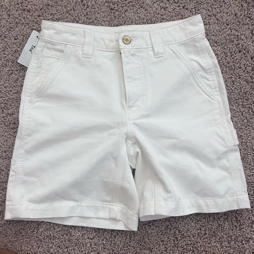 NWT TNA Greenwich WHITE 7” Shorts